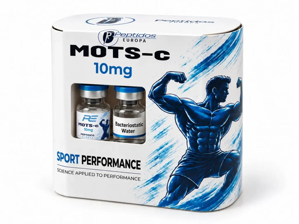 Caja MOTS-c 10 mg Sport Performance con dos frascos